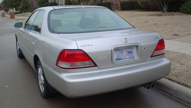 White on 1996 Acura TL
